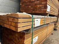 Basralocus regels geschaafd 2750x68x45mm (51x) - afbeelding 2 van  3
