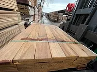 Basralocus vlonderplanken 27x145mm, lengte 155cm (84x) - afbeelding 1 van  3