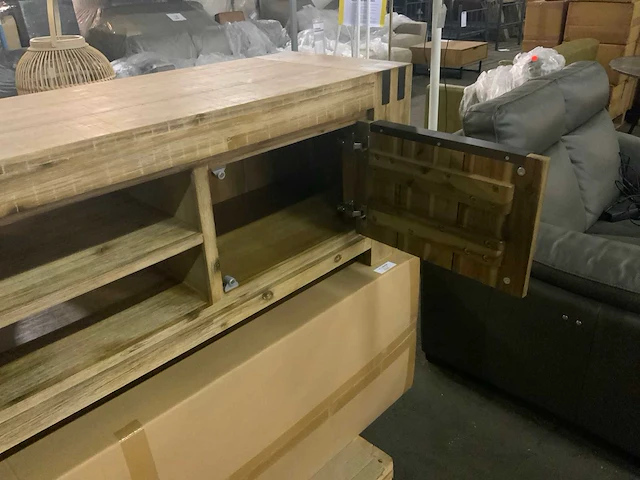 Bassano l tv meubel acacia grey light - afbeelding 8 van  9