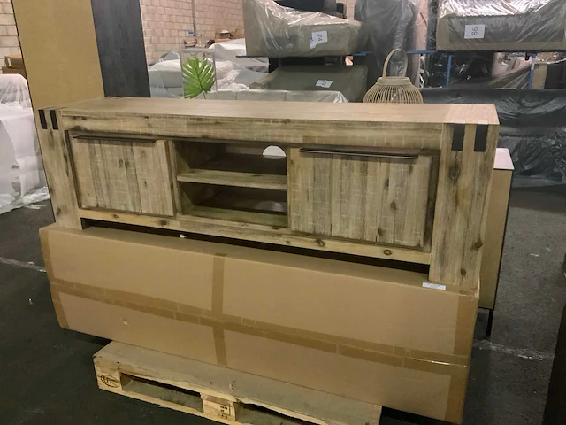 Bassano l tv meubel acacia grey light - afbeelding 1 van  9