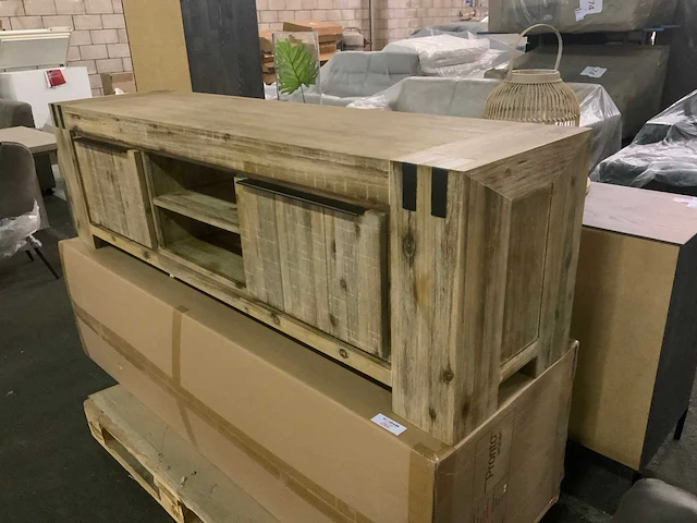 Bassano l tv meubel acacia grey light - afbeelding 3 van  9