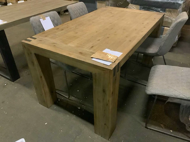 Bassano p eetkamertafel 160cm - afbeelding 3 van  7