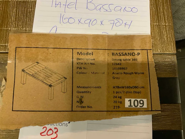 Bassano p eetkamertafel 160cm - afbeelding 7 van  7