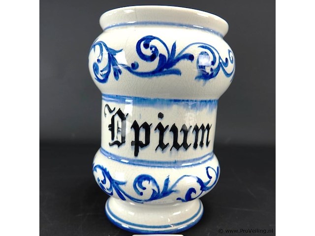 Bassano porseleinen apothekerspot - afbeelding 2 van  5