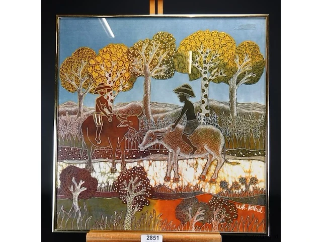 Batik kunst - afbeelding 2 van  5
