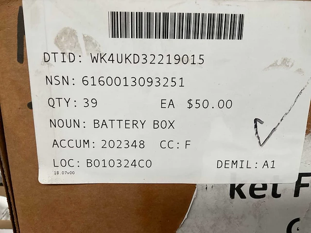 Battery box (39x) - afbeelding 4 van  5