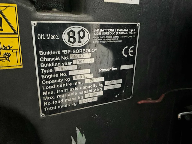 Battioni&pagani (bp) ht5el zijlader - afbeelding 20 van  27
