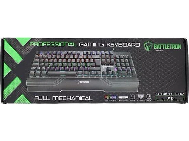 Battletron professioneel gaming toetsenbord - afbeelding 1 van  1