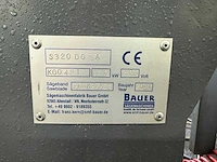 Bauer - s320 dgh - horizontale lintzaagmachine met digitale bomar aanslag - 2021 - afbeelding 25 van  26