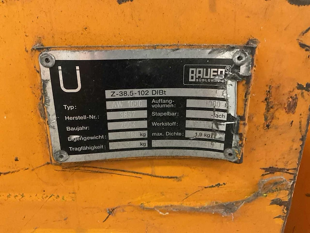 Bauer 146x146cm z-38.5-102 dibt lekbak - afbeelding 4 van  4