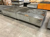 Bauer 265x130cm aw 1000-2 gegalvaniseerde lekbak - afbeelding 1 van  4