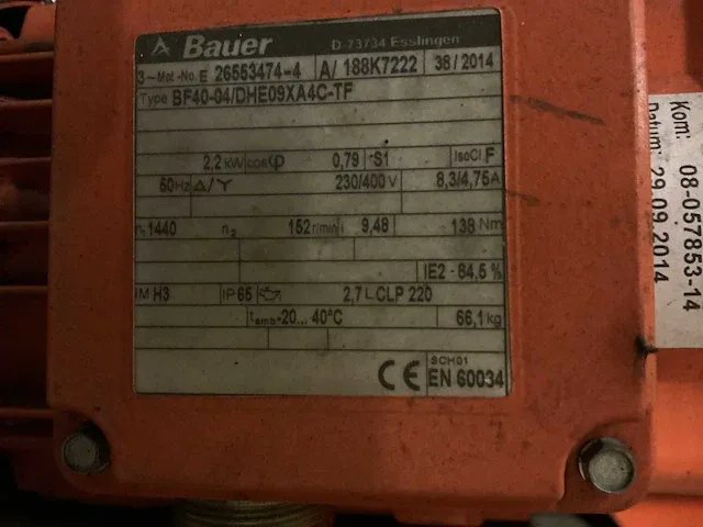 Bauer elektromotoren (3x) - afbeelding 8 van  8