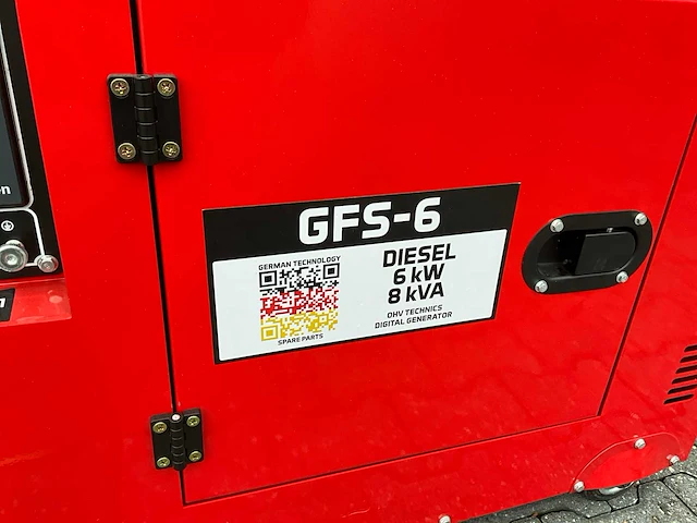 Bauer gfs-6 stroomgenerator 8kva - afbeelding 2 van  16