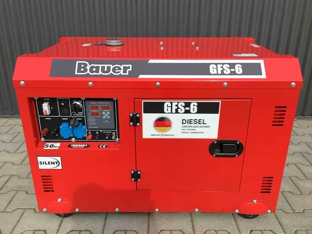 Bauer gfs-6 stroomgenerator / aggregaat diesel - afbeelding 1 van  14