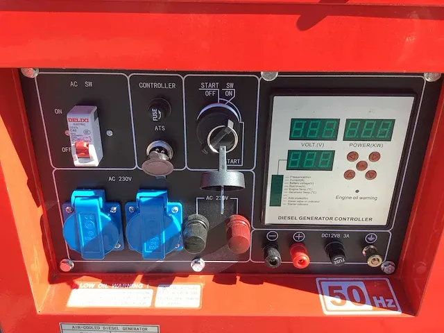 Bauer gfs-8 stroomgenerator / aggregaat diesel - afbeelding 5 van  16