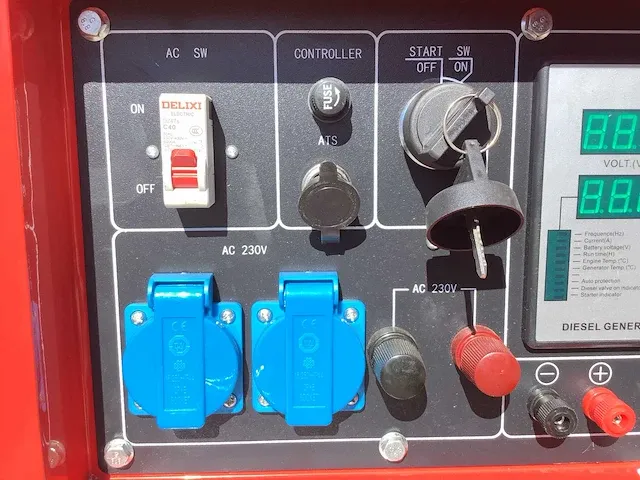Bauer gfs-8 stroomgenerator / aggregaat diesel - afbeelding 6 van  16