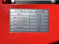 Bauer gfs-8 stroomgenerator / aggregaat diesel - afbeelding 8 van  16