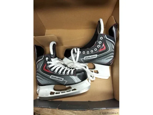Bauer ice-hockey schaats zwart/grijs/rood maat 40,5 - afbeelding 1 van  2