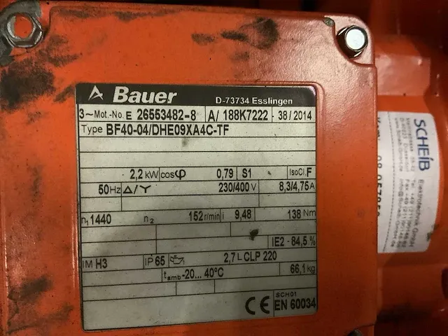 Bauer partij elektromotoren (ca 15x) - afbeelding 2 van  13