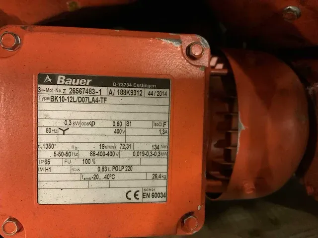 Bauer partij elektromotoren (ca 15x) - afbeelding 12 van  13