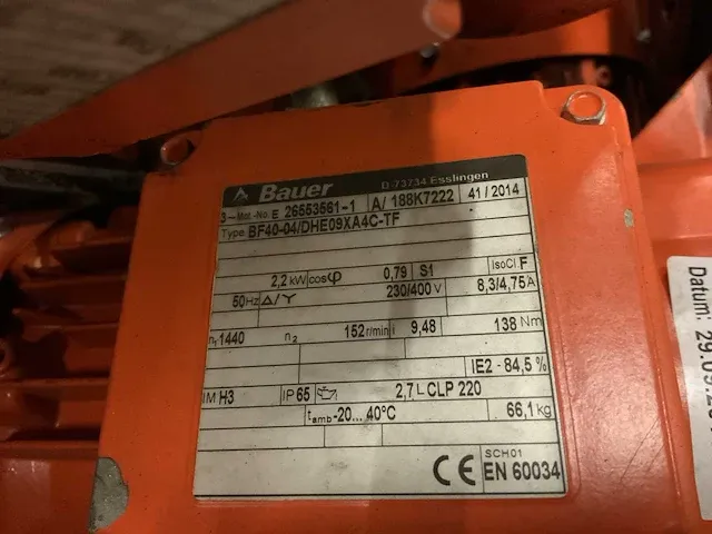 Bauer partij elektromotoren (ca 15x) - afbeelding 13 van  13