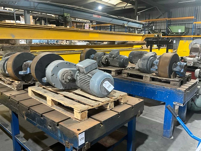 Bauer reductiemotor met wiel (4x) - afbeelding 5 van  6