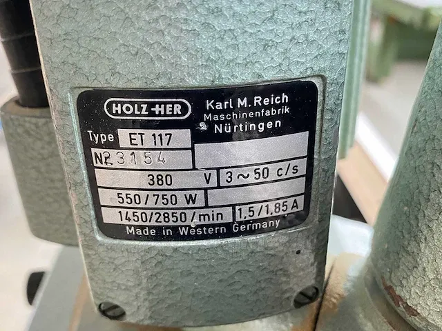 Bäuerle - sfm - houtfreesmachine met aanvoerapparaat - 1962 - afbeelding 9 van  10