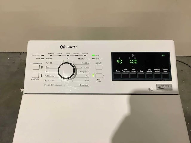 Bauknecht wmt ecostar 6z bw n wasmachine - afbeelding 4 van  7