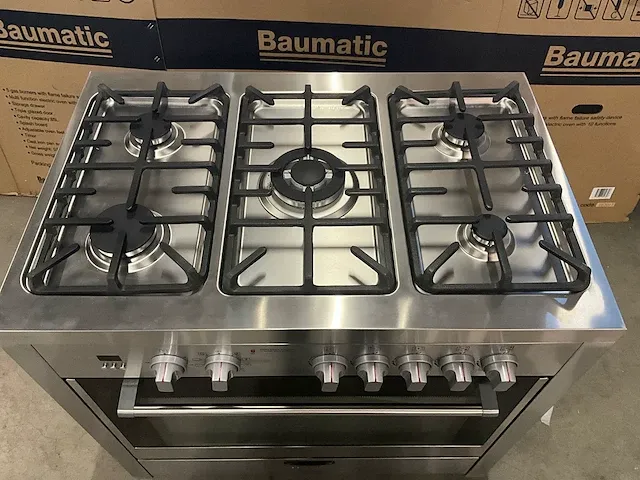Baumatic bcd905x vrijstaand 5-pits gasfornuis met multifunctionele oven - afbeelding 8 van  14