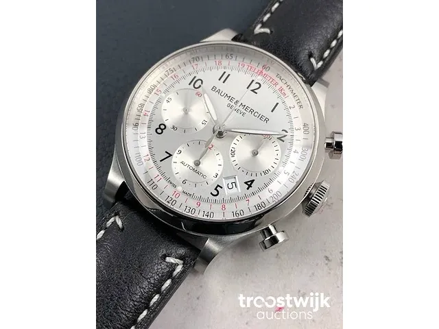 Baume & mercier capeland chronograph m0a10005 herenhorloge - afbeelding 1 van  8