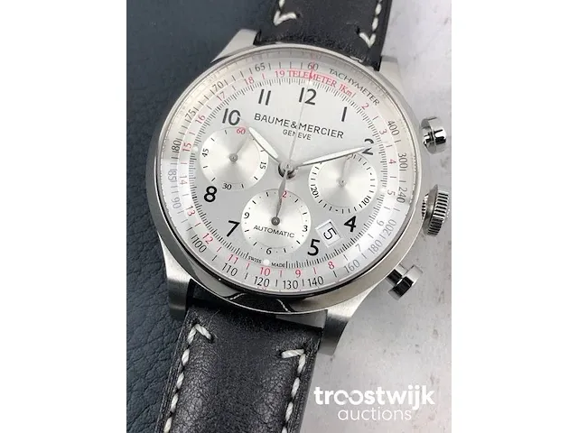 Baume & mercier capeland chronograph m0a10005 herenhorloge - afbeelding 2 van  8