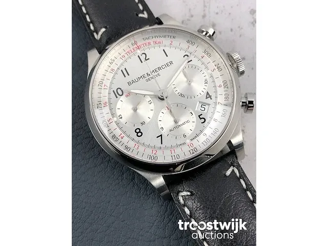 Baume & mercier capeland chronograph m0a10005 herenhorloge - afbeelding 3 van  8