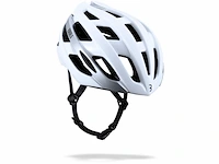 Bbb cycling hawk racefiets helm medium: 54-58 cm wielrenhelm fietshelm volwassenen sporthelm glanzend wit bhe-151 - afbeelding 1 van  1