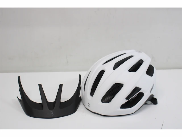 Bbb cycling kite 2.0 fietshelm volwassenen mtb mat wit maat l bhe29b - afbeelding 4 van  4