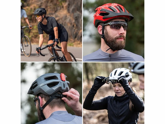 Bbb cycling racefiets helm kite 2.0 verwijderbaar vizier fietshelm volwassenen: heren & dames rood m - afbeelding 2 van  7