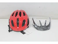 Bbb cycling racefiets helm kite 2.0 verwijderbaar vizier fietshelm volwassenen: heren & dames rood m - afbeelding 6 van  7