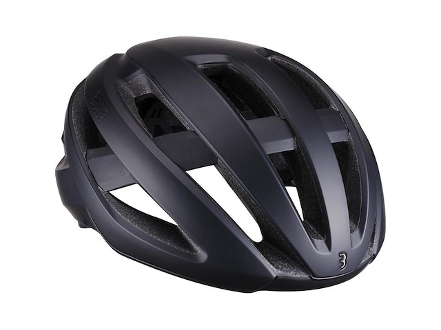 Bbb cycling racefiets helm optimale ventilatie lichtgewichtt wasbare padding mat zwart m bhe-09 - afbeelding 1 van  4