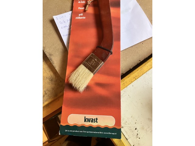 Bbq materiaal 1 x 3delige set en 1 x kwast,zware kwaliteit - afbeelding 4 van  9