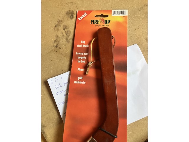 Bbq materiaal 1 x 3delige set en 1 x kwast,zware kwaliteit - afbeelding 9 van  9