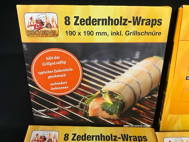 Bbqdevil cederhouten wraps (36x) - afbeelding 2 van  4