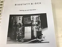 B.braun biotech 10 liter biostat b-dcu twin bioreactor opstelling - afbeelding 17 van  26