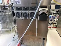 B.braun biotech 10 liter biostat b-dcu twin bioreactor opstelling - afbeelding 24 van  26