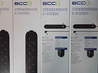 Bcc - 6-voudig - stekkerdoos - stekkerdoos 6-voudig met schakelaar 1.5 m zwart bcc pl (240x) - afbeelding 4 van  5