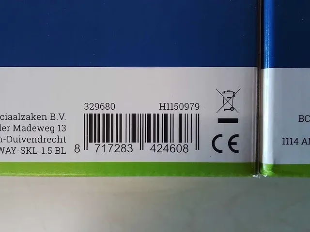 Bcc - 6-voudig - stekkerdoos - stekkerdoos 6-voudig met schakelaar 1.5 m zwart bcc pl (240x) - afbeelding 5 van  5