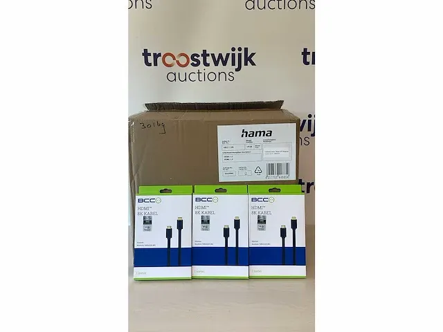Bcc - hdmi kabel - 8k (60hz) / 4k (120hz) - 1m 8k ultra hd (144x) - afbeelding 1 van  4