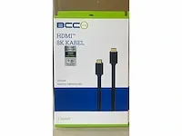 Bcc - hdmi kabel - 8k (60hz) / 4k (120hz) - 1m 8k ultra hd (144x) - afbeelding 2 van  4