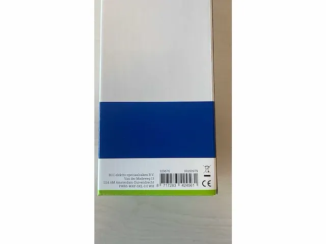 Bcc - stekkerdoos 6-voudig wit 3m kabel (144x) - afbeelding 5 van  5