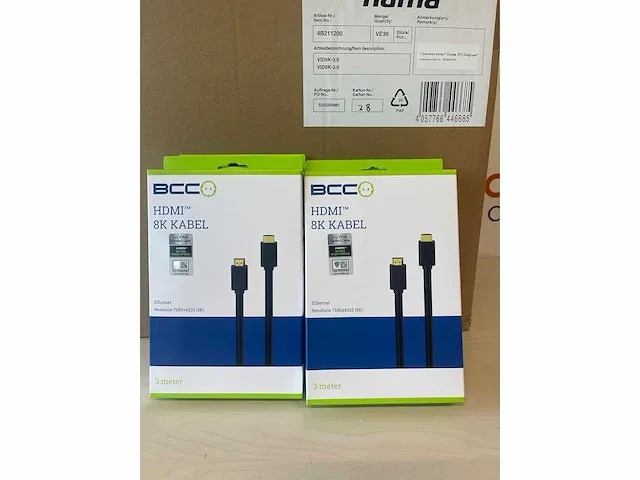 Bcc hdmi kabel 3m 8k ultra hd (108x) - afbeelding 2 van  5
