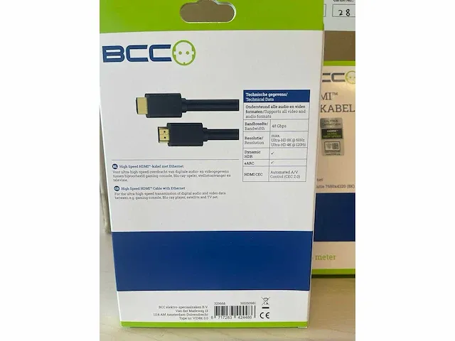 Bcc hdmi kabel 3m 8k ultra hd (108x) - afbeelding 4 van  5