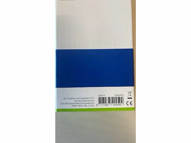 Bcc stekkerdoos 3-voudig - schakelaar - zwart - afbeelding 5 van  5